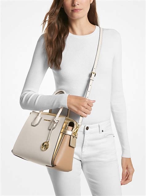 michael michael kors grayson satchel bag|Michael Kors mercer belted satchel.